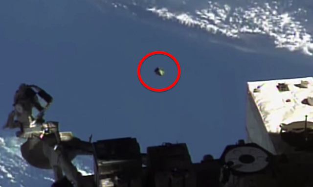 UFO Outside of Space Station Captured on Video 02-22-2020
